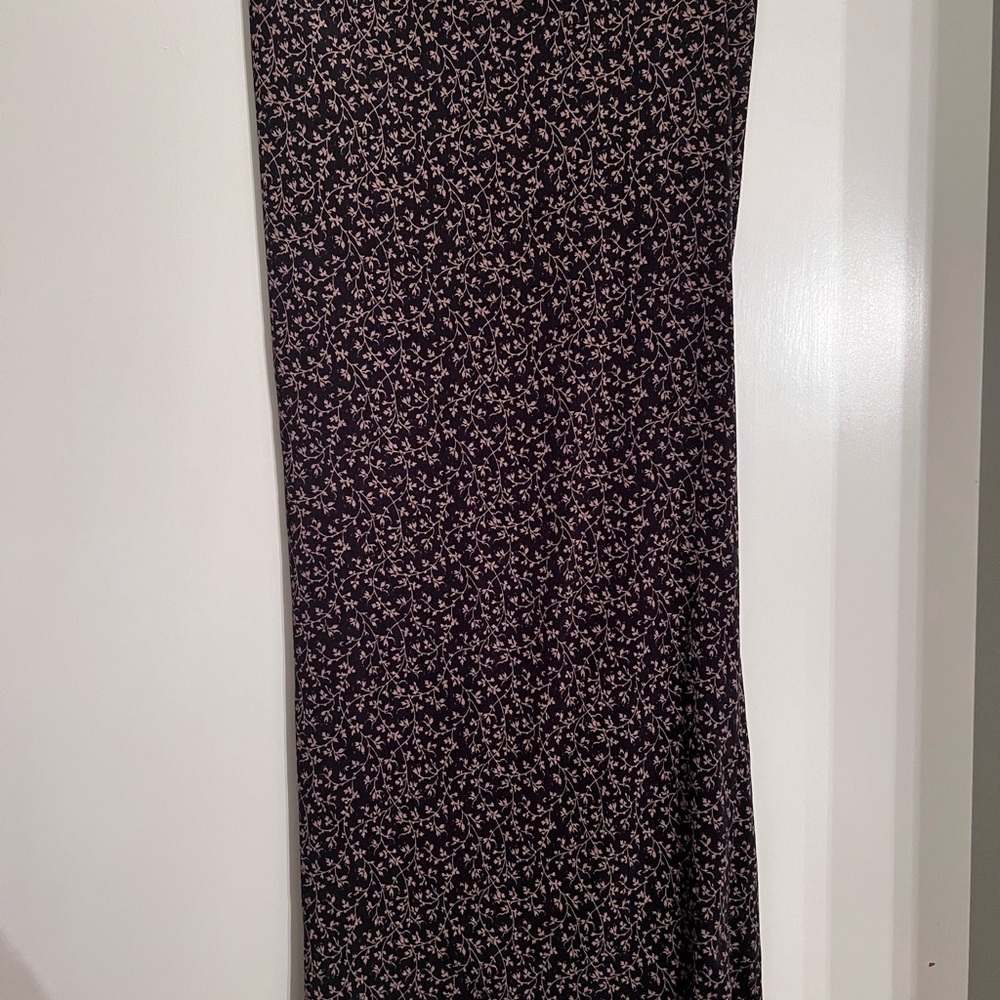 Pinkblush Black and White Floral High Low Skirt (maternity) - Picture 2 of 5